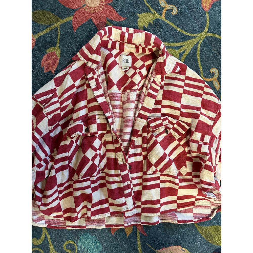 Urban Outfitters BDG Caleb Oversized Boxy Shirt Size Small - Picture 4 of 7